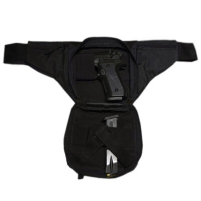 Canguro Táctico Porta Arma Color Negro