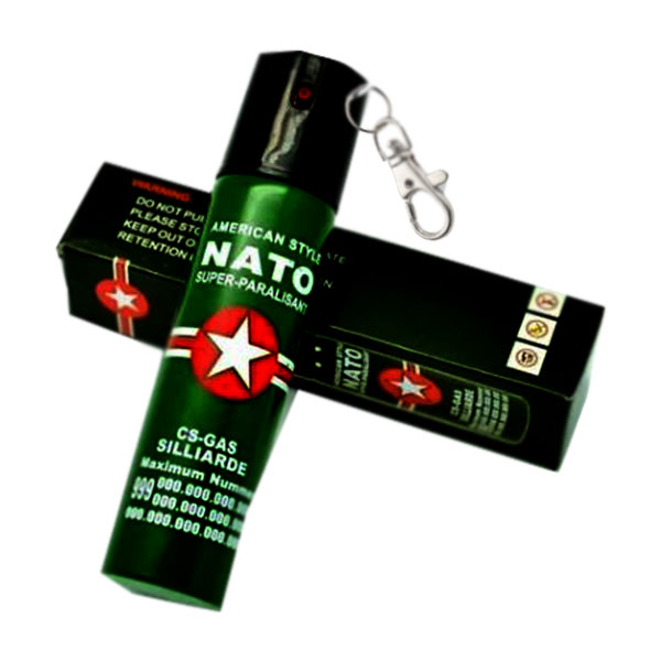 Gas Pimienta Nato Lavero de 20 ML, es un método de defensa personal