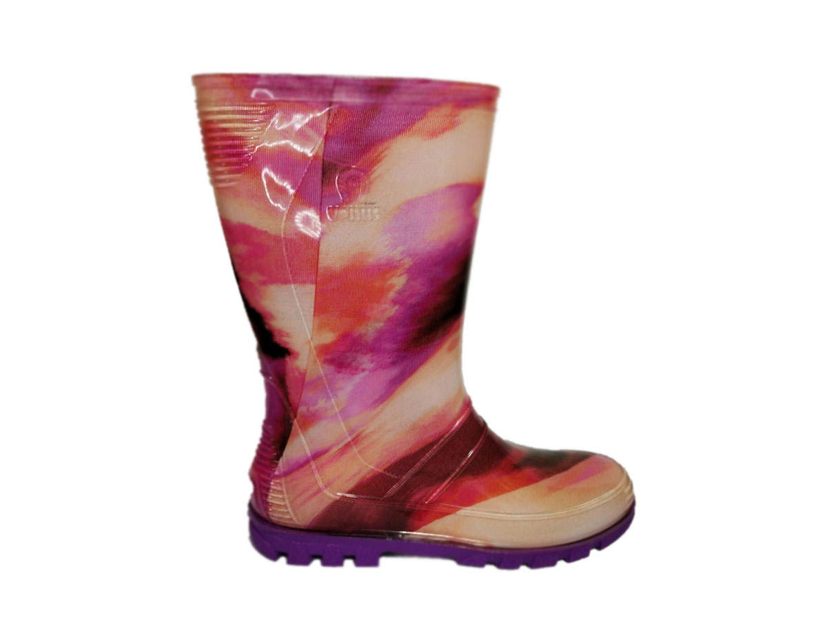 Bota Motera Racing Dama Suela Morada